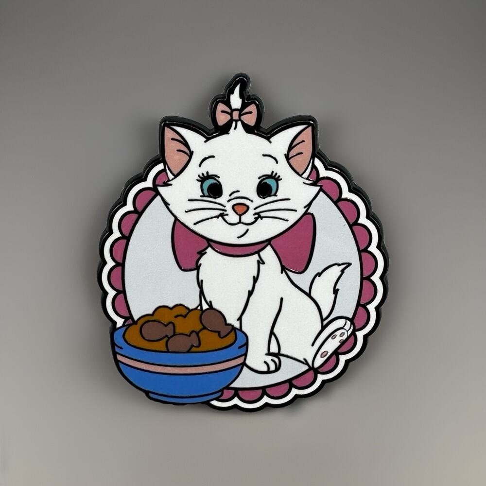 Disney Animals & Food Blind Enamel Pin New Open Box- MARIE Aristocats